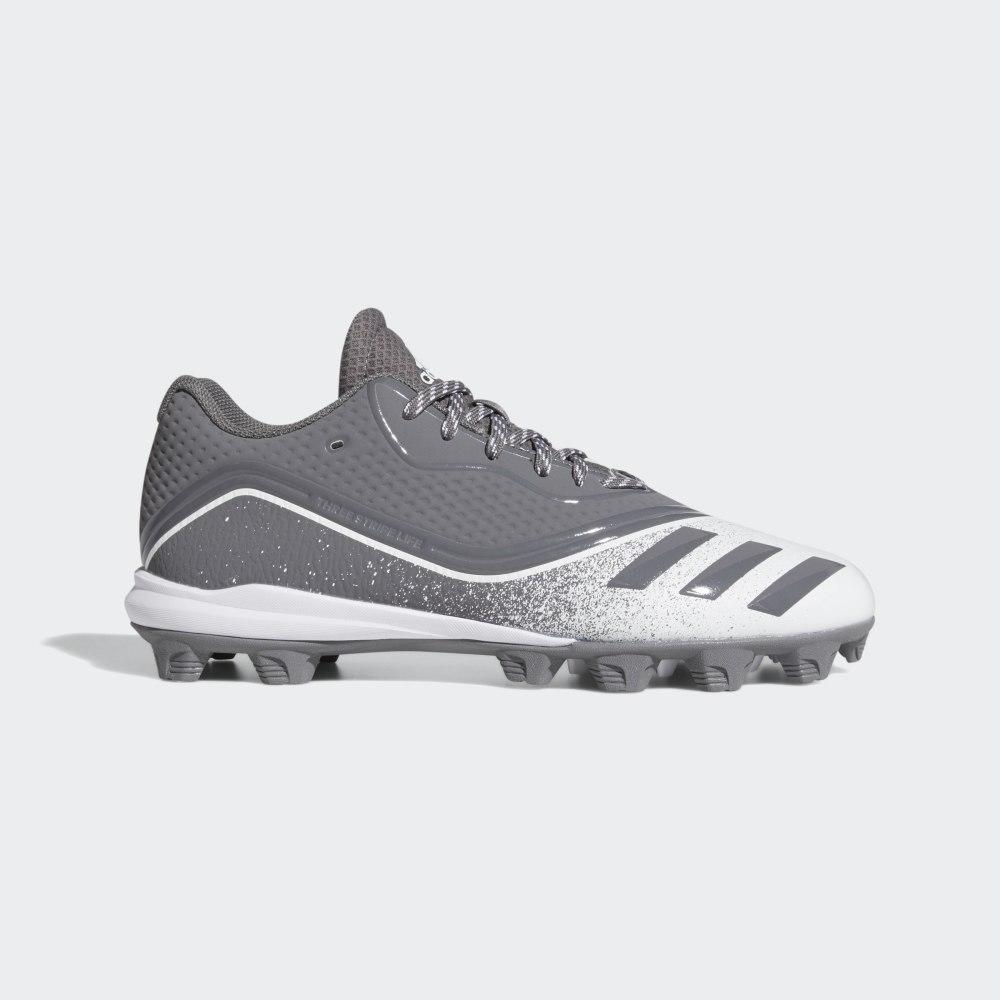 Adidas Men's Icon V Mid Baseball Cleats Grey/White Ireland G28285